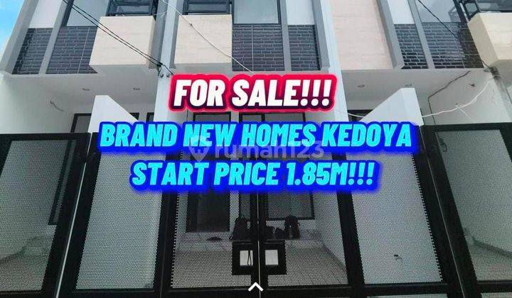 ** Rumah Baru 3 Lantai di Kedoya Row Jalan 2 Mobil Lega** 1