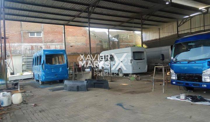 DI JUAL TANAH + GUDANG PINGGIR JALAN RAYA PAKIS 3