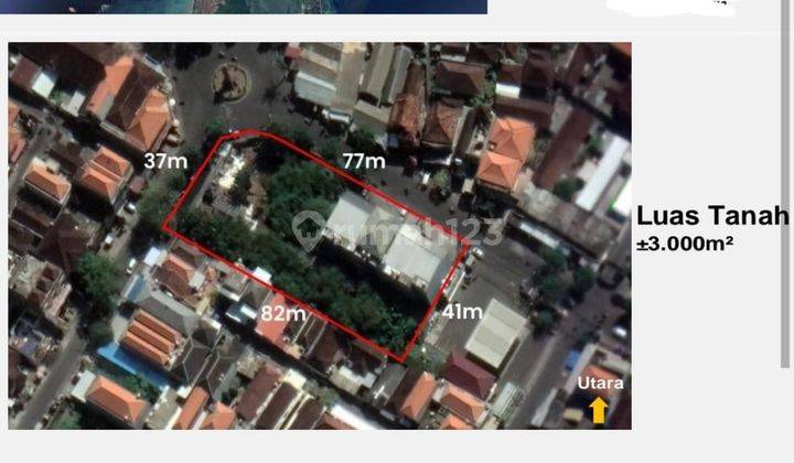 Tanah di Dalung Permai, Badung SHM 3.000 m² 2