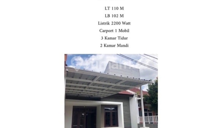 Di Sewakan Kontrak Rumah Minimalis 2lt Bagus Siap Huni Di Cluster Antapani Bandung Shm  2