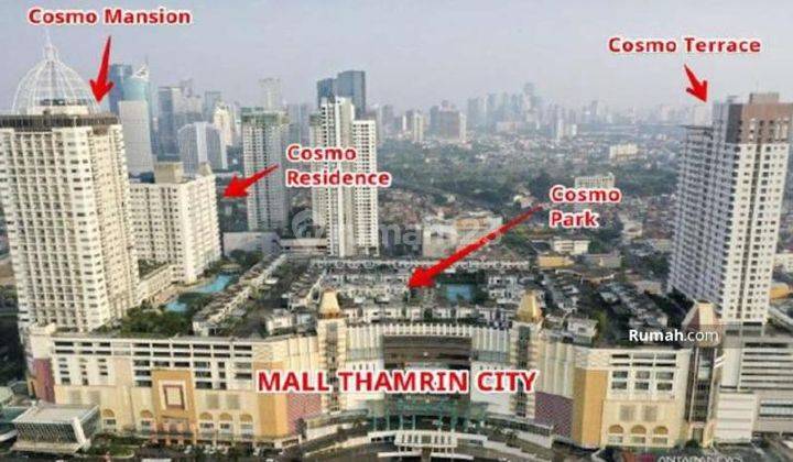 Apartement 1 BR Cosmo Terraces Bagus Furnished
