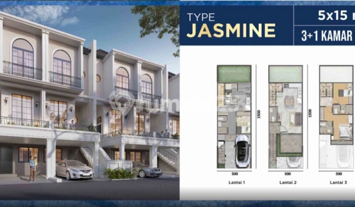 Dijual Rumah Baru Golf Island Pik Tipe Jamine 2