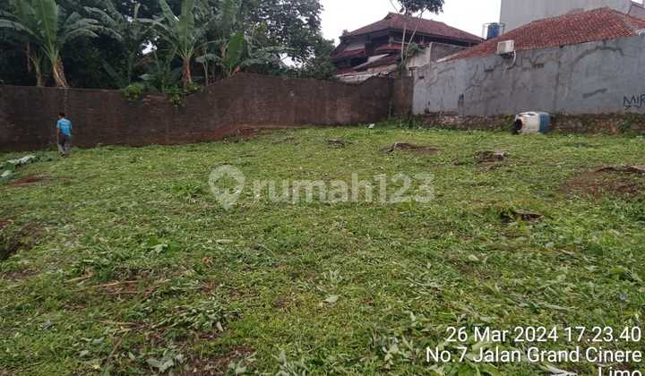 Kav Tanah Jl.limo Cinere , Dekat Toll Limo Lt.865 M2. SHM , Hargab @ @ 2,3Jt /M2 ( Sn)