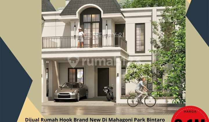 Brand New Hook House At Mahagoni Park Graha Raya Bintaro 1