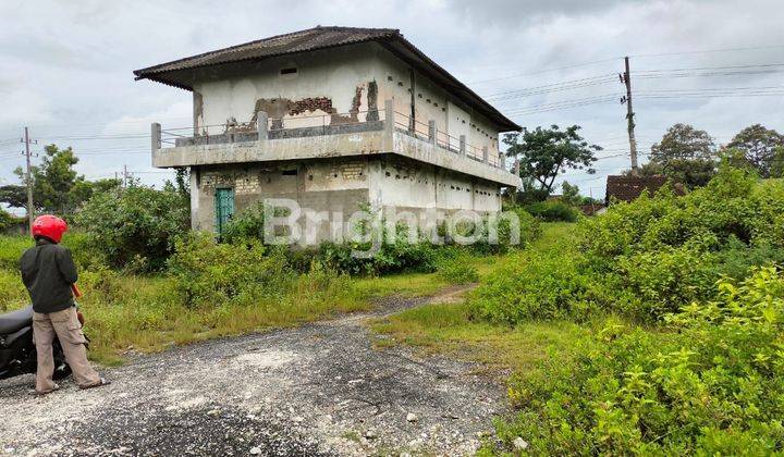 TANAH MURAH BONUS BANGUNAN GUDANG NOL JALAN RAYA PROP JENU TUBAN 1