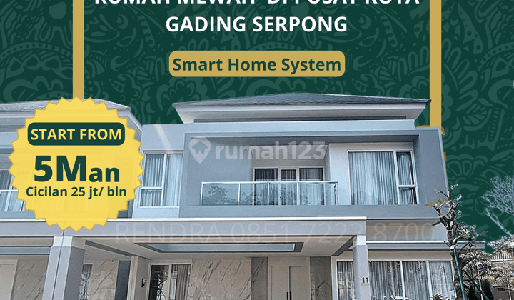 Rumah Super Mewah Dipusat Kota Gading Serpong,new Menteng Village 1