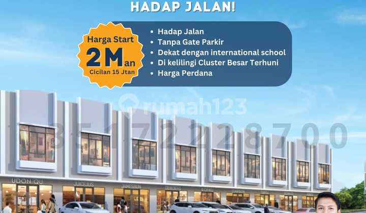 Ruko Termurah Hadap Jalan Di Gading Serpong Lokasi Super Strategis