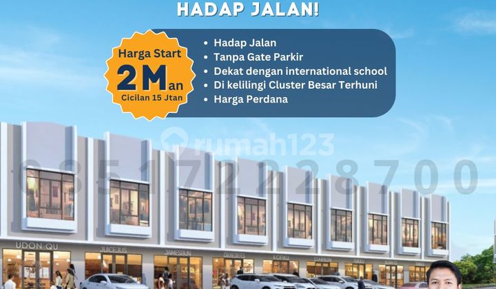 Jual Ruko Murah DP cicil 2 Lantai Hadap Jalan Raya Gading Serpong BSD Jual Ruko Murah DP cicil 2 Lantai Hadap Jalan Raya Gading Serpong BSD