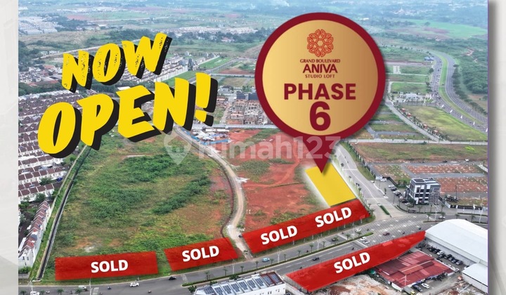 For Sale: 3-Storey Aniva Shop House Facing Main Road, Gading Serpong