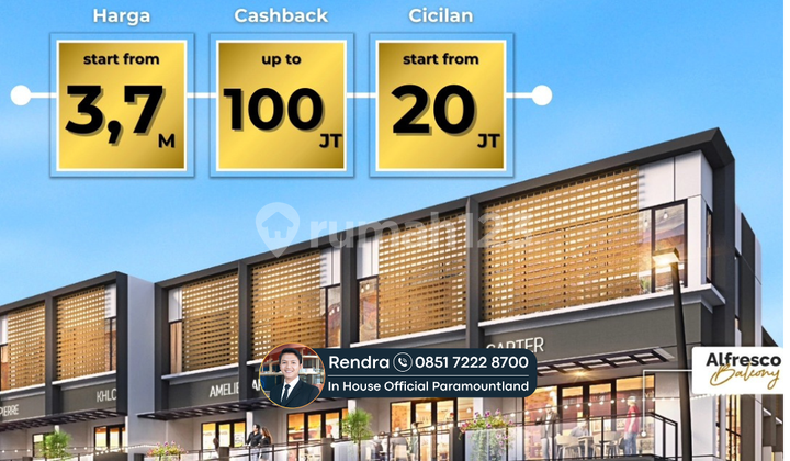 Ruko bagus Hadap Jalan Raya 3 Lantai Di Gading Serpong