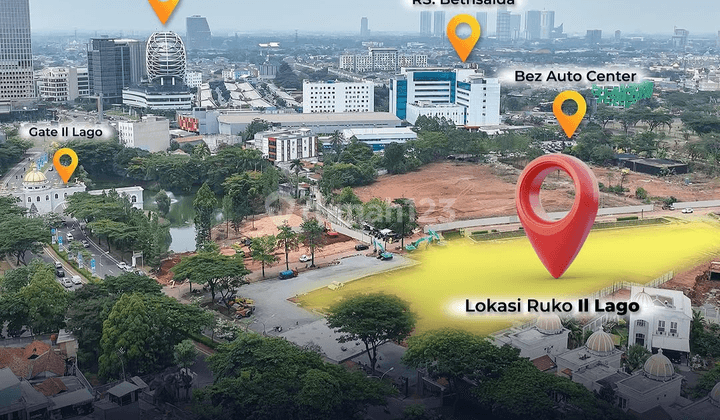 Dijual Ruko Luas Hoek Hadap Jalan Gading Serpong 3 Lantai Illago 2