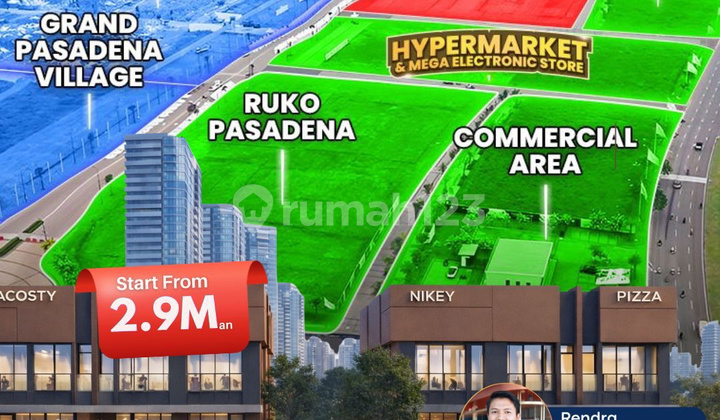 Pasadena Square South Ruko di Kawasan Bisnis Terbesar Pasadena Square South Ruko di Kawasan Bisnis Terbesar