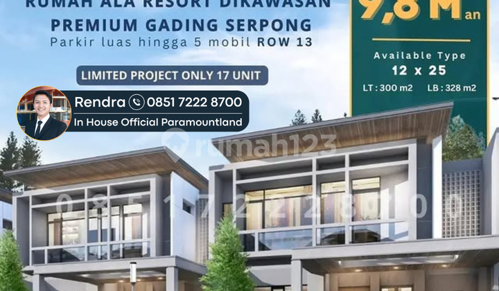 Dijual Menteng Village Rumah Mewah Luxury di Gading Serpong Dijual Menteng Village Rumah Mewah Luxury di Gading Serpong