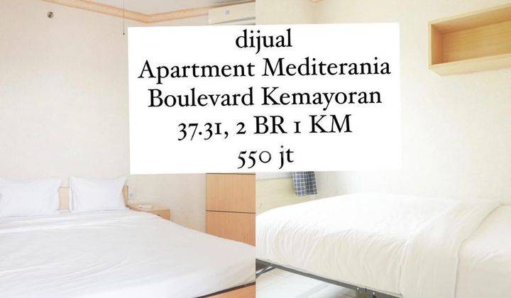 Dijual Apartemen Mediterania Boulevard Kemayoran 2br Jakarta Pusat  2