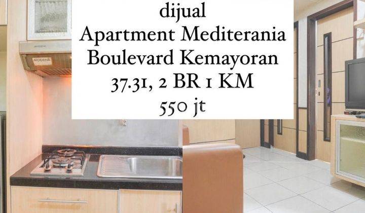 Dijual Apartemen Mediterania Boulevard Kemayoran 2br Jakarta Pusat  1