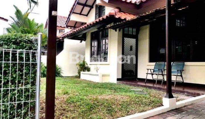 RUMAH 1½ LANTAI 3 MENIT KE PINTU TOL JORR SEMI FURNISHED BEBAS BANJIR TAMAN ALFA INDAH 1