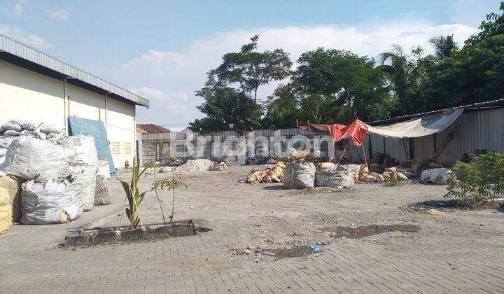 PABRIK PLASTIK MASIH BEROPERASI + TANAH RAJEG TANGERANG, SUDAH TERPASANG PAGAR, PONDASI, KAWAT BERDURI, SUDAH DICOR SEBAGIAN 2