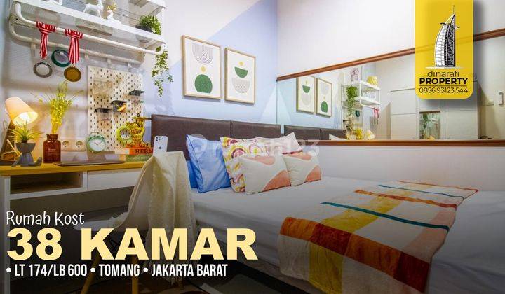 Kost 38 Kamar Terisi Full Dekat Kampus Tomang, Jakarta Barat 600 M SHM 1