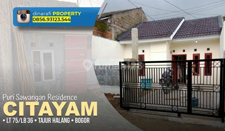 Rumah Baru Renovasi Puri Sawangan Residence Citayam Bogor 1