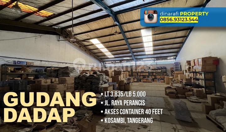 Warehouse on Jalan Raya Perancis, Tangerang 5,000 m Good SHM (Certificate of Ownership)