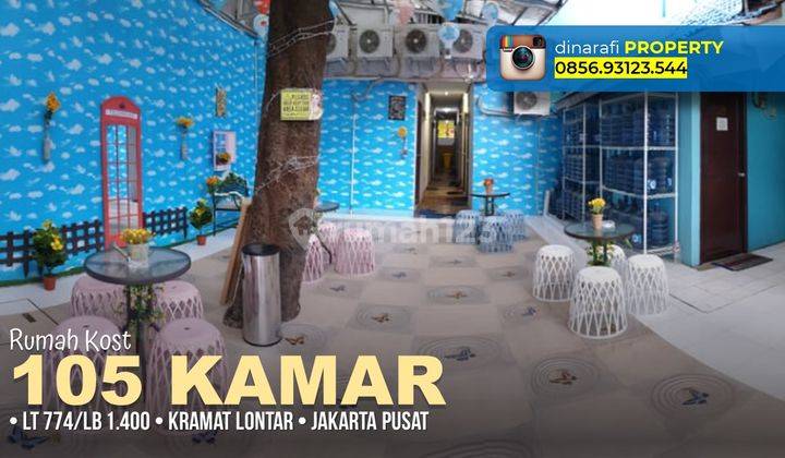 Rumah Kost 4 Lantai Bagus Furnished Kramat Lontar Buntu Jakarta  1