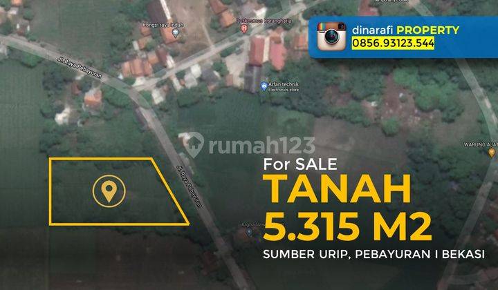 Tanah 5.315 m² Jalan Raya Pebayuran, Kertasari Pebayuran Bekasi 1