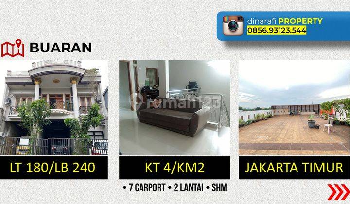 Rumah 2 Lantai Bagus SHM di Dekat Stasiun Buaran, Jakarta Timur 1