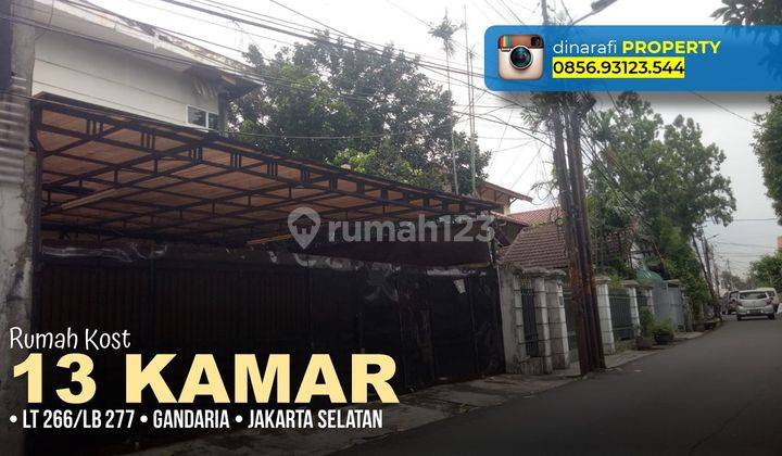 Rumah Kost 13 Kamar SHM di Gandaria Cilandak Jakarta Selatan 1