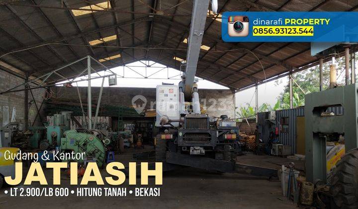 Gudang Eks Bengkel Dan Kantor Jati Asih, Bekasi 600 M Bagus HGB 1