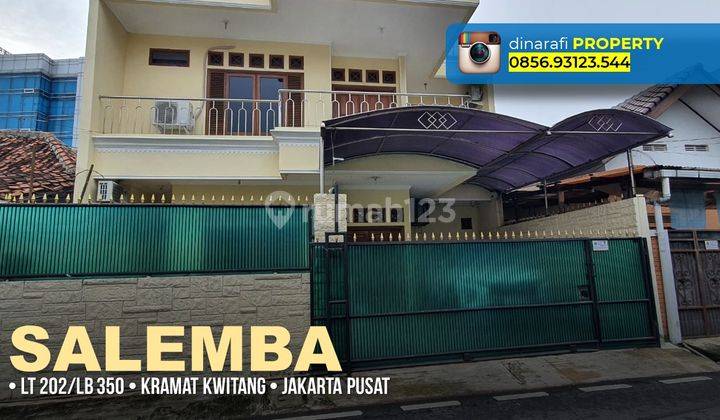 Rumah Kokoh Terawat 3 Lantai Bagus SHM di Salemba, Jakarta Pusat 1