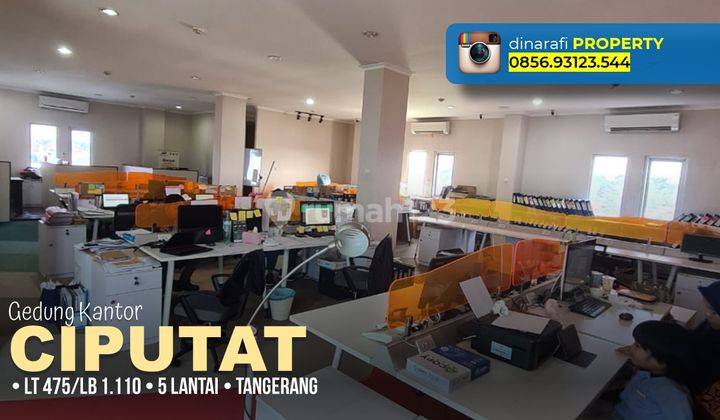 Gedung Perkantoran Ciputat Tangerang Banten 1.110 M Bagus HGB 1