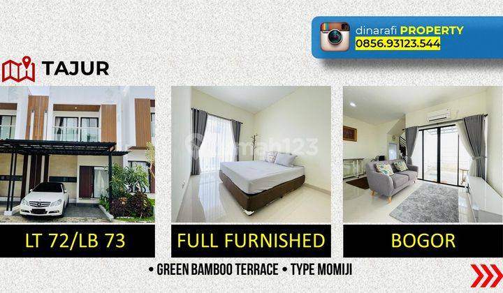 Rumah Green Bamboo Terrace Bagus Furnished SHM di Tajur, Bogor 1