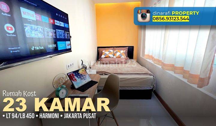 Rumah Kost 23 Kamar 5 Lantai HGB Harmoni Gambir Jakarta Pusat 1