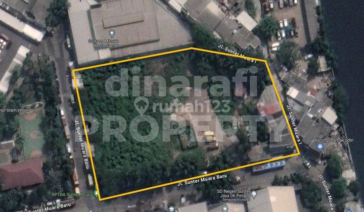 Tanah di Jalan Sunter Muara Baru, Jakarta Utara HGB 4.973 m² 2