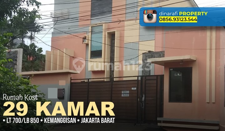 Rumah Kost 29 Kamar 2 Lantai Bagus SHM Kemanggisan, Jakarta Barat Rumah Kost 29 Kamar 2 Lantai Bagus SHM Kemanggisan, Jakarta Barat