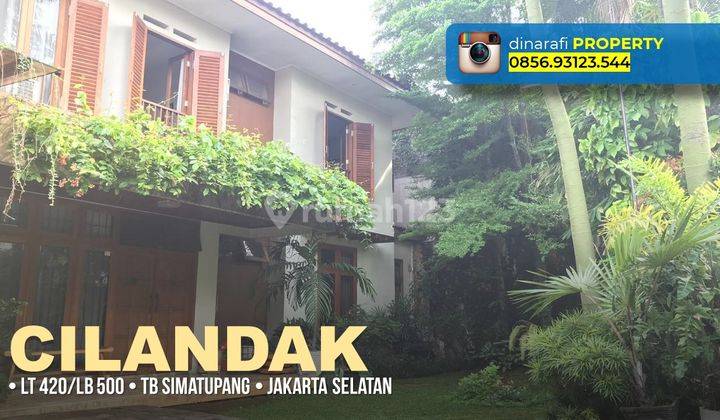 Rumah Model Tropis 2 Lantai Bagus SHM Cilandak, Jakarta Selatan 1