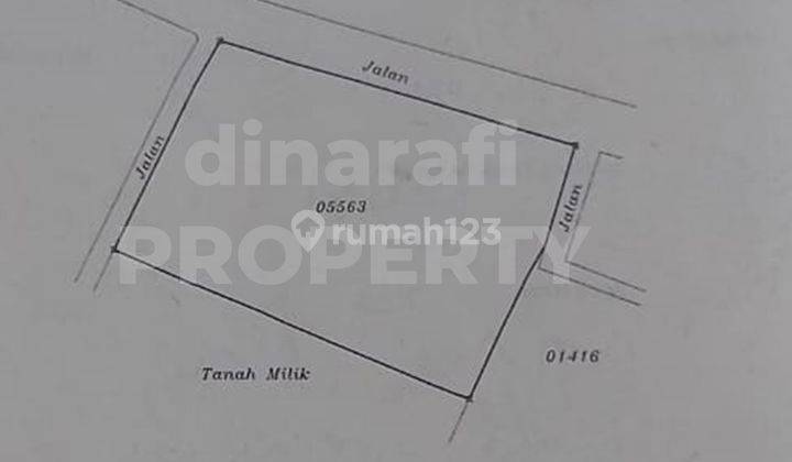 Hook Land on Jalan Wagimin, Kediri Tabanan Bali SHM 3,690 m² 2