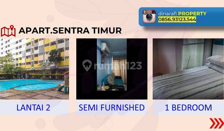 Apartement Sentra Timur Residence 1 BR Semi Furnished Bagus 1