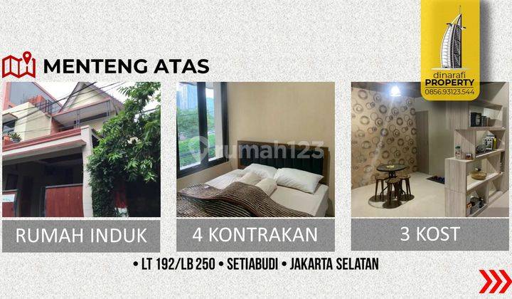 Rumah 2 Lantai Bagus Furnished SHM di Menteng Atas, Jakarta Pusat 1