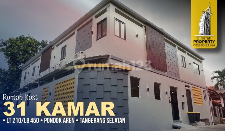 Kost 31 Kamar Occupancy 100% Jurangmangu Pondok Aren, Tangerang