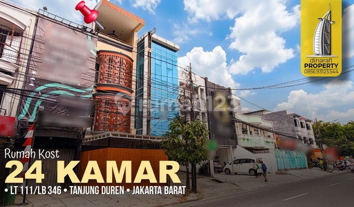 24-Room Boarding House Full Occupancy, Revenue 53.6 Million/Month Tanjung Duren Jakarta 1