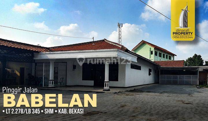 Rumah Pinggir Jalan Bagus SHM di Babelan, Bekasi 1