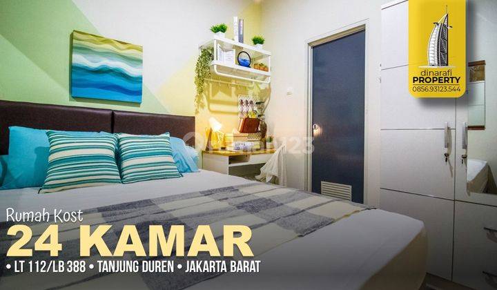 Kost Terisi Penuh 24 Kamar Tanjung Duren, Jakarta Barat 388 M SHM 1