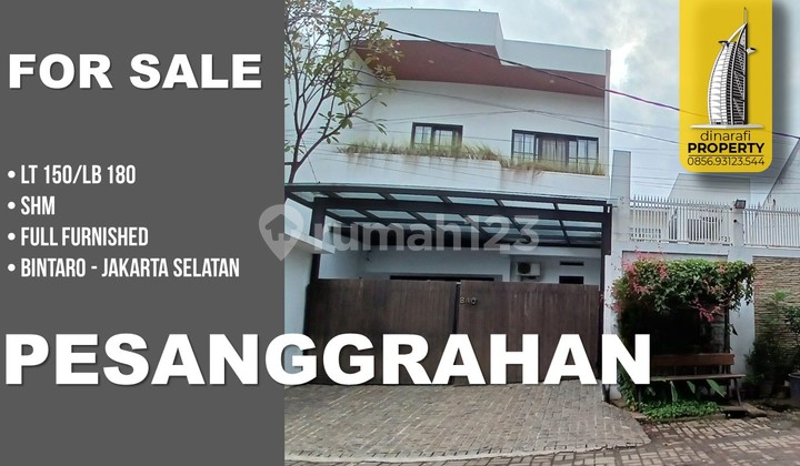 Rumah Cantik 2 Lantai Furnished SHM Pesanggrahan, Jakarta Selatan