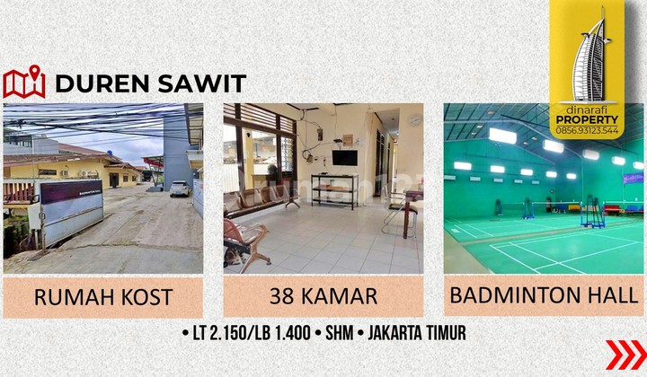 Boarding House 38 Rooms and Badminton Hall SHM Duren Sawit, East Jakarta Boarding House 38 Rooms and Badminton Hall SHM Duren Sawit, East Jakarta