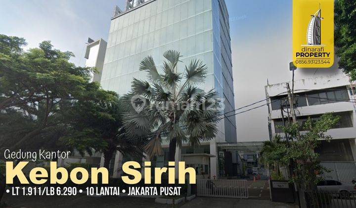 Perkantoran di Jalan Kebon Sirih, Jakarta Pusat 6.290 m Bagus HGB 1