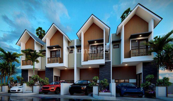 Rumah modern di lokasi super premium strategis di area renon  1