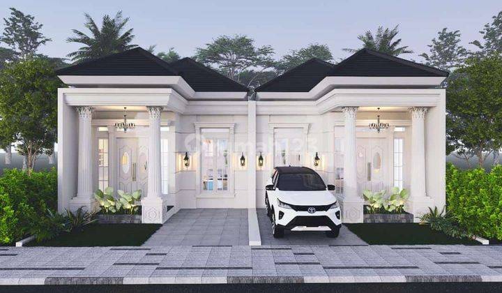 Rumah murah mewah konsep American classic style  1