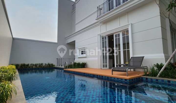 Rumah newah dekat senayan & sudirman ada lift fully furnished kebayoran baru 2