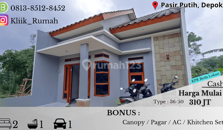 Rumah Ready Siap Huni Model Minimalis di Kota Depok 1